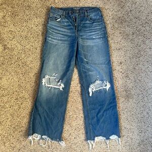 Ariat Women's Ultra High Rise Boyfriend Distressed Jeans